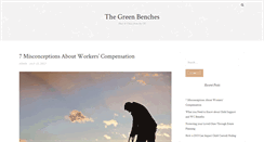 Desktop Screenshot of greenbenchesuk.com